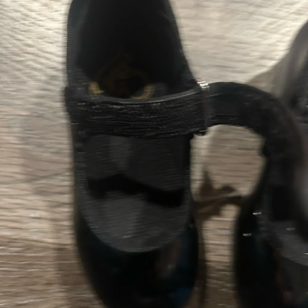 STELLE Kids Tap Dance Shoes Size 2MT toddler black Mary Jane NWOT